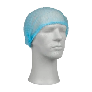 Haarnet PP n-w wokkel 53 cm blauw