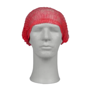 Haarnet PP n-w wokkel 53 cm rood