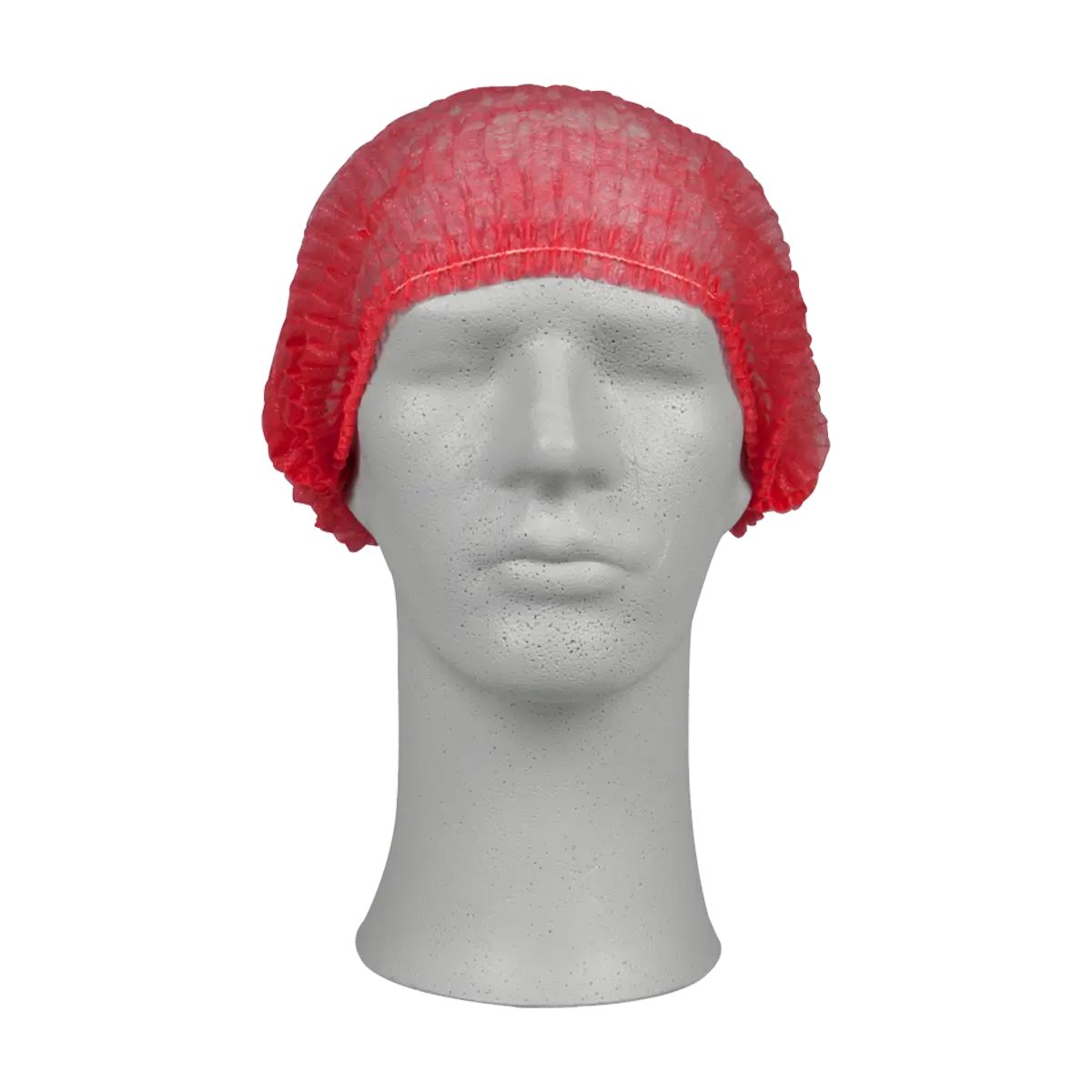 Haarnet PP n-w wokkel 53 cm rood