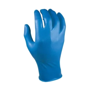 Handschoen nitril Grippaz 306BL 300 mm blauw mt 7/Small