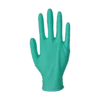 Handschoen nitril CAT.III ongepoederd groen X-Large