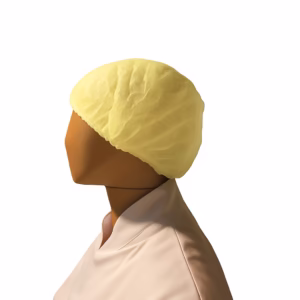 Haarnet PP n-w wokkel detecteerbaar 53 cm geel