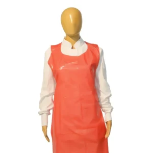 Scheurschort PE 80 x 125 cm 20 mu rood