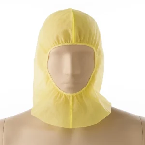 Hoofdkap PP n-w (zonder mondmasker) geel