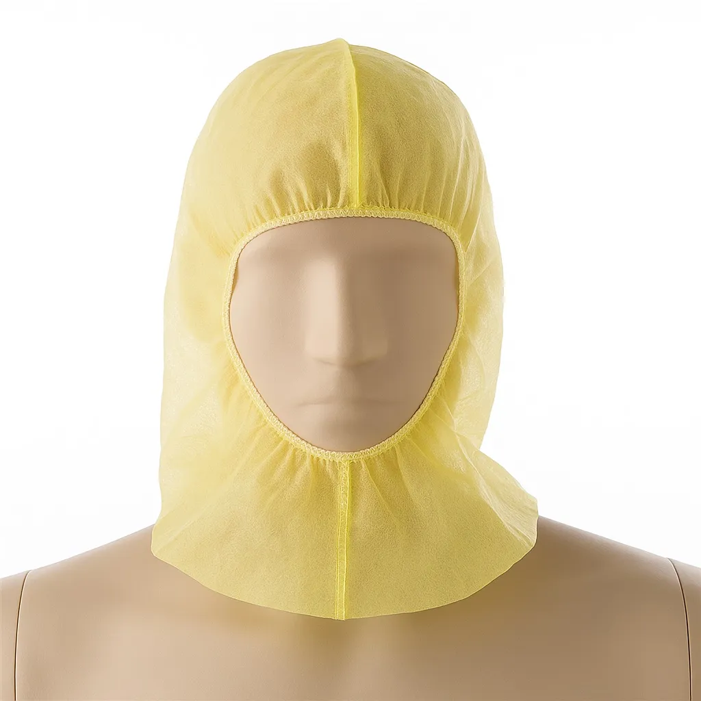Hoofdkap zonder masker geel