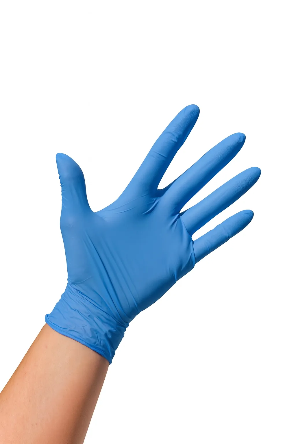 Handschoenen nitril 300 CAT.III ongepoederd blauw Small Handschoenen nitril 300 CAT.III ongepoederd blauw Small