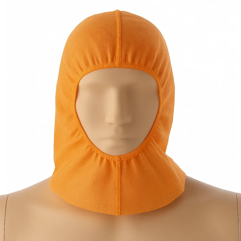Hoofdmasker zonder mondmasker oranje