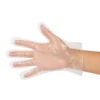 Hand in Transparante Wegwerphandschoen