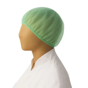Haarnet PP n-w roundcap 53 cm groen